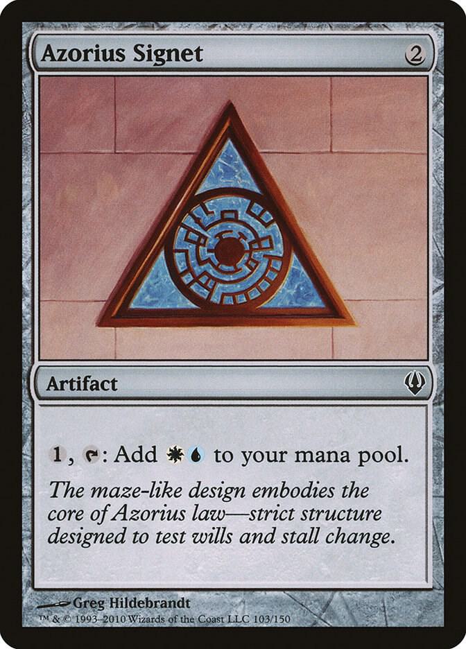 Azorius Signet 103 card from Archenemy