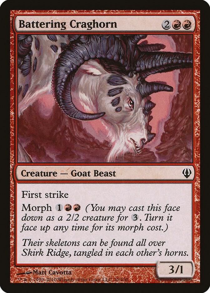 Battering Craghorn 30 card from Archenemy