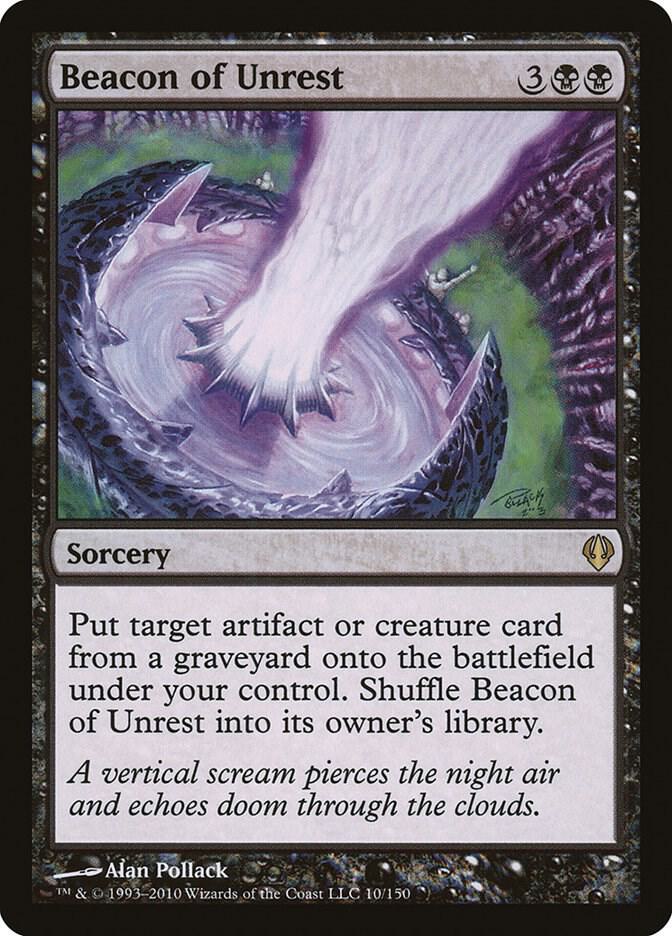 Beacon of Unrest 10 card from Archenemy
