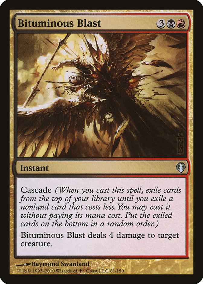 Bituminous Blast 81 card from Archenemy