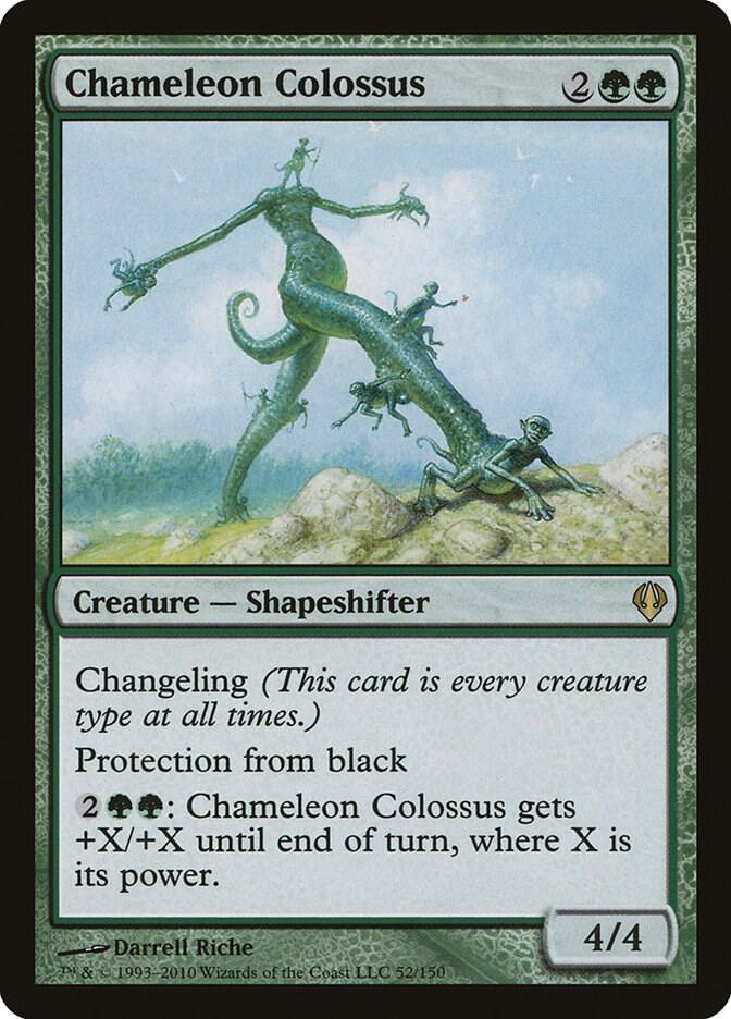 Chameleon Colossus 52 card from Archenemy