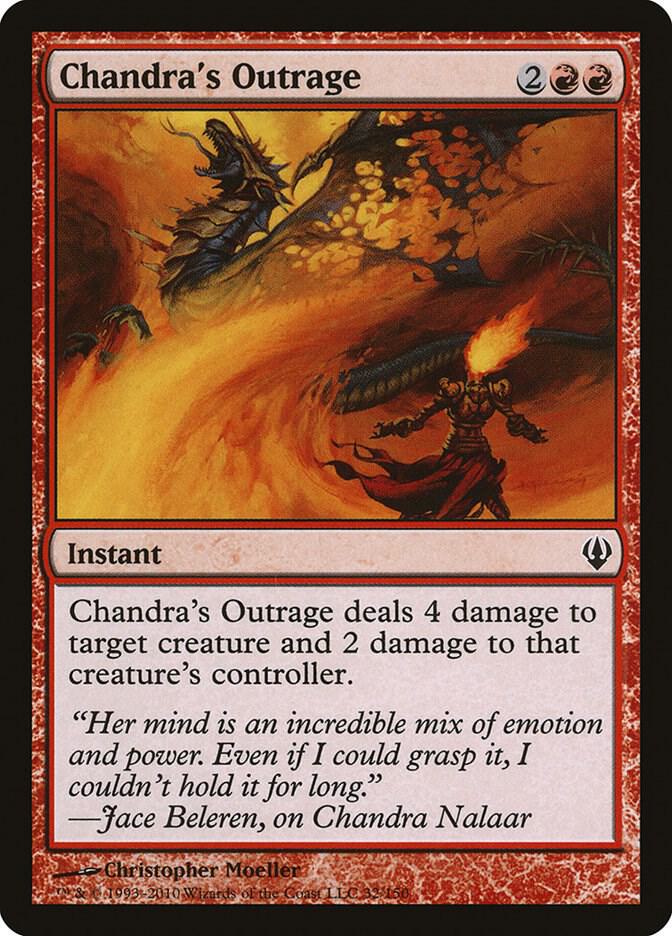 Chandra's Outrage 32 card from Archenemy