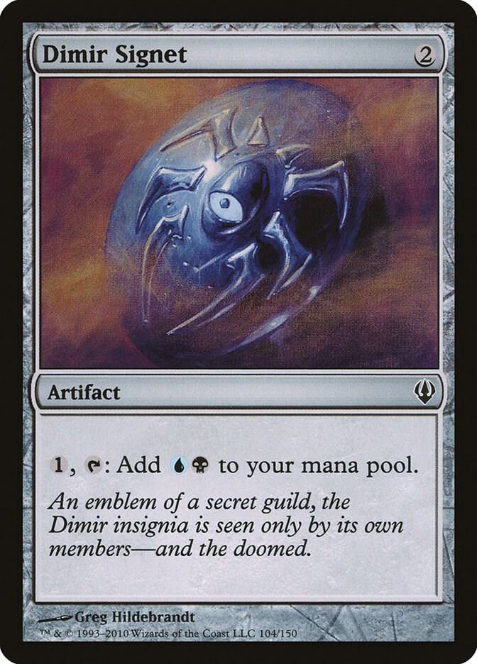 Dimir Signet 104 card from Archenemy