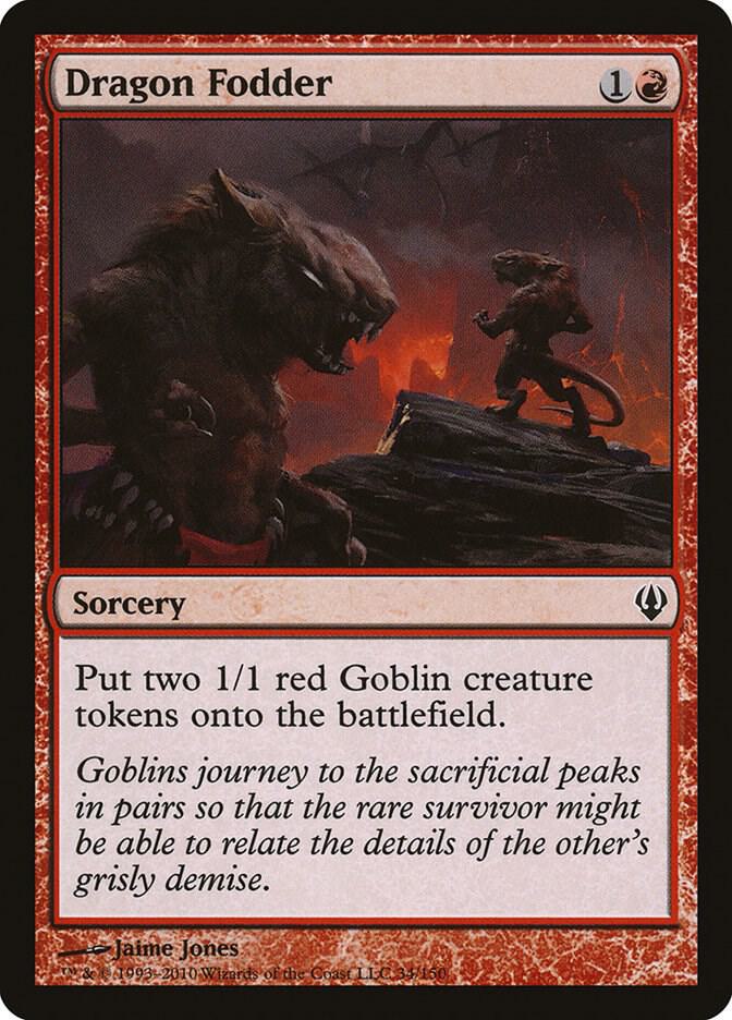Dragon Fodder 34 card from Archenemy