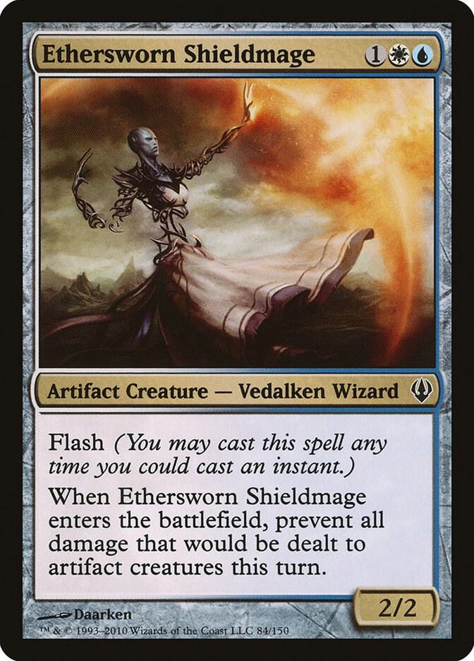 Ethersworn Shieldmage 84 card from Archenemy