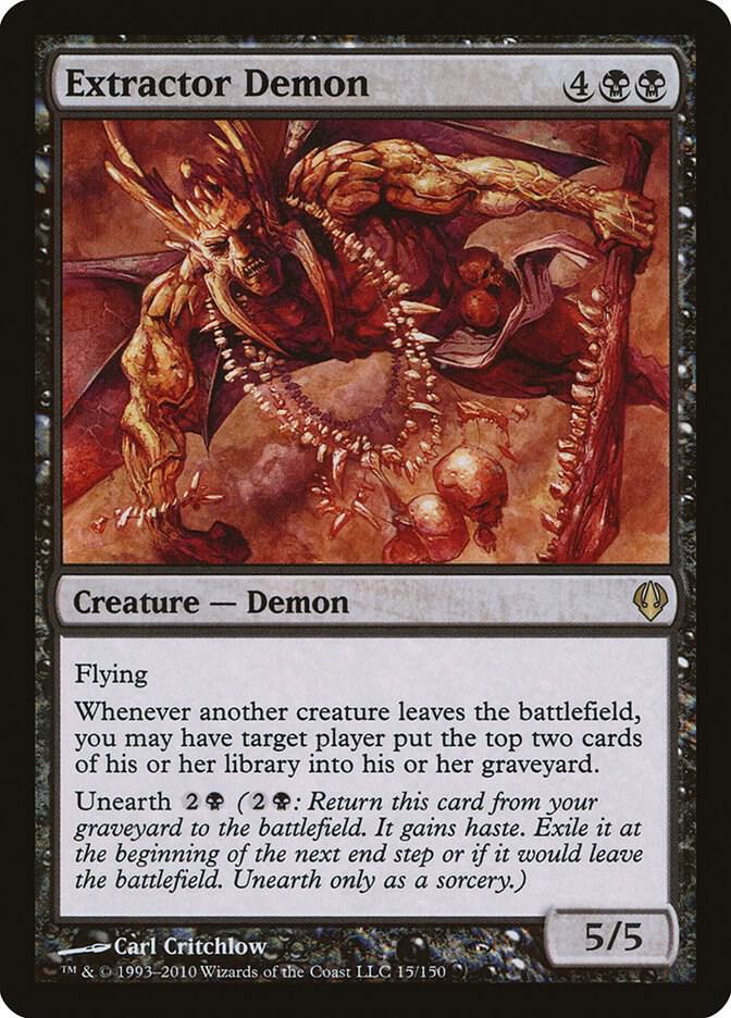 Extractor Demon 15 card from Archenemy