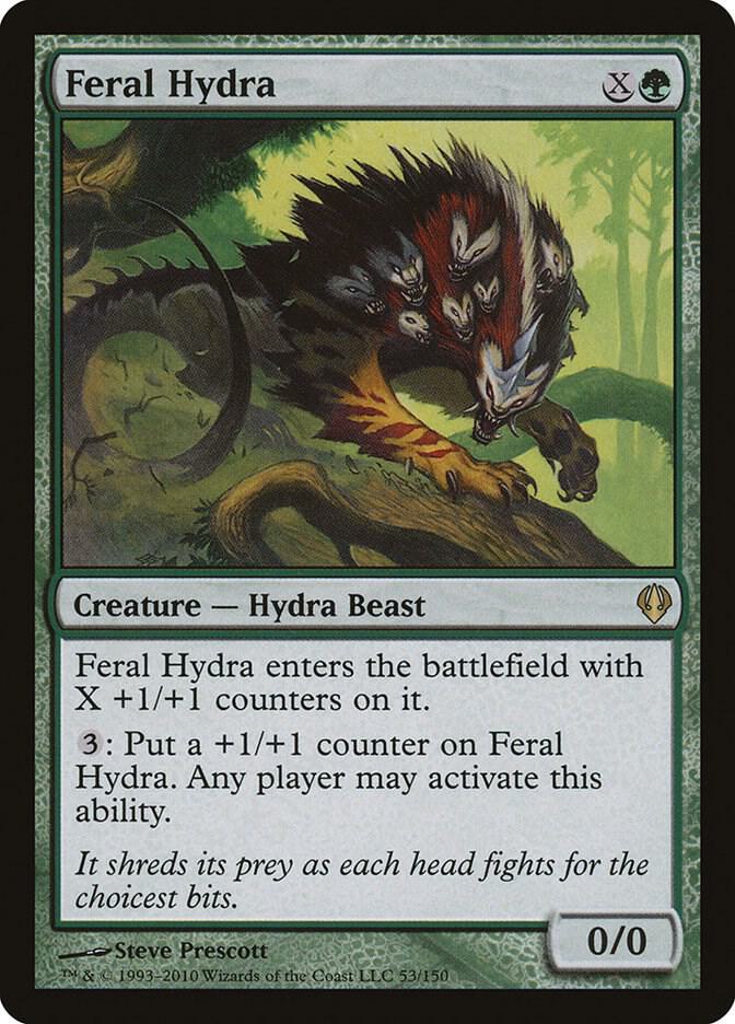 Feral Hydra 53 card from Archenemy