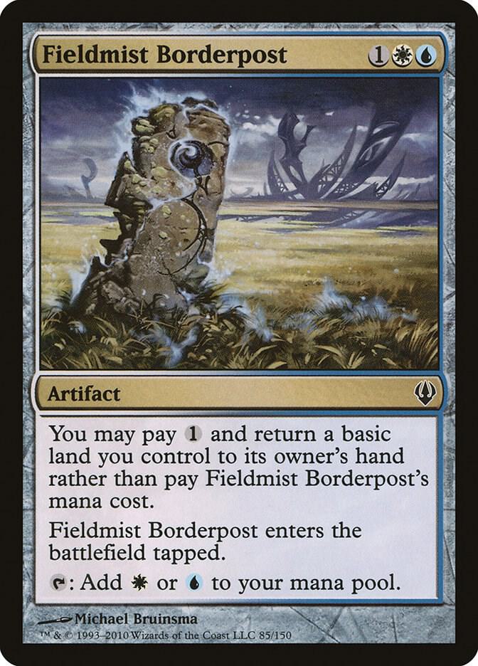 Fieldmist Borderpost 85 card from Archenemy