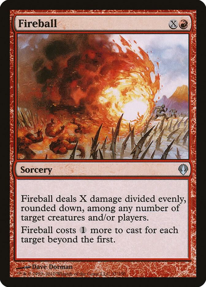 Fireball 37 card from Archenemy