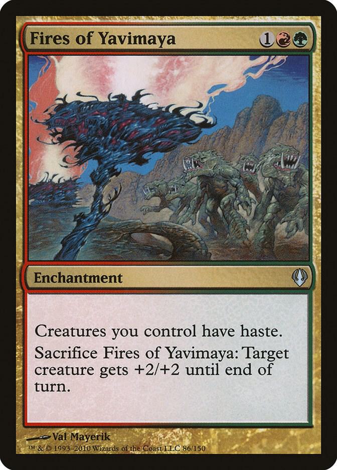 Fires of Yavimaya 86 card from Archenemy
