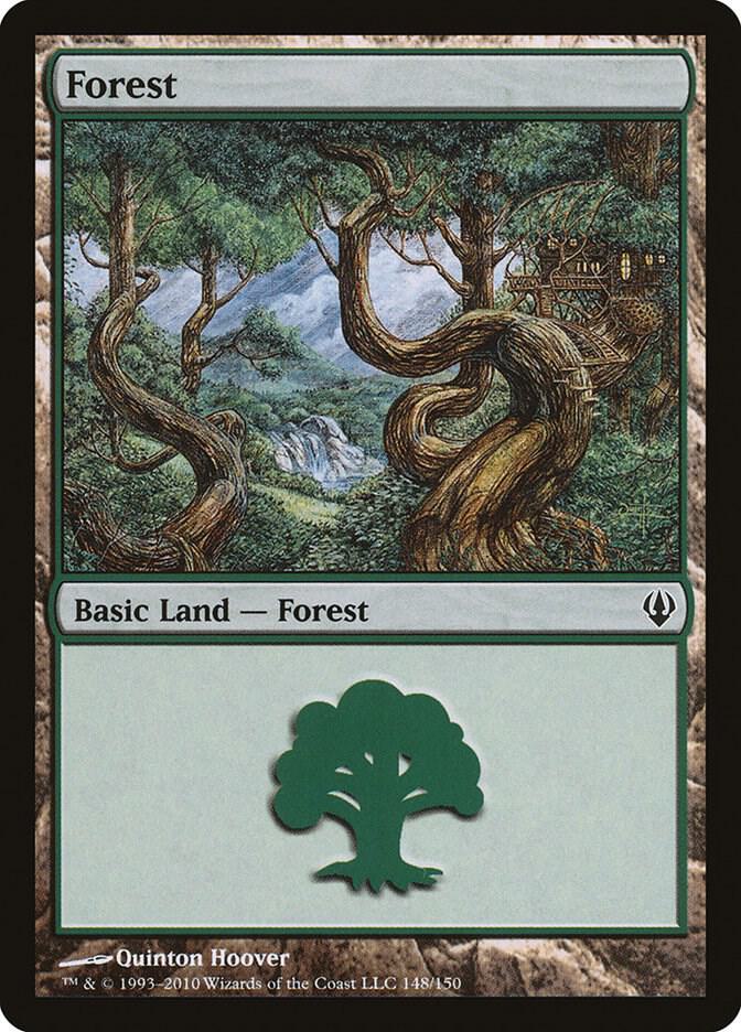 Forest 148 card from Archenemy