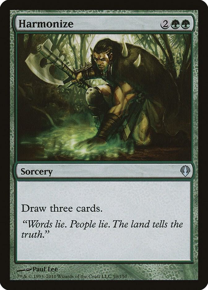 Harmonize 59 card from Archenemy