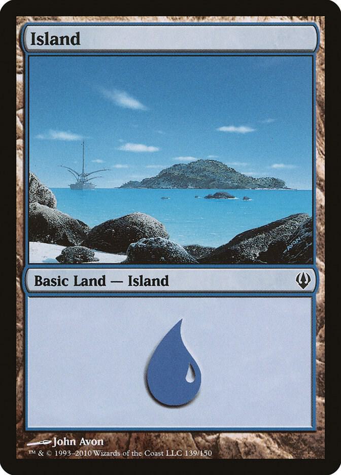 Island 139 card from Archenemy