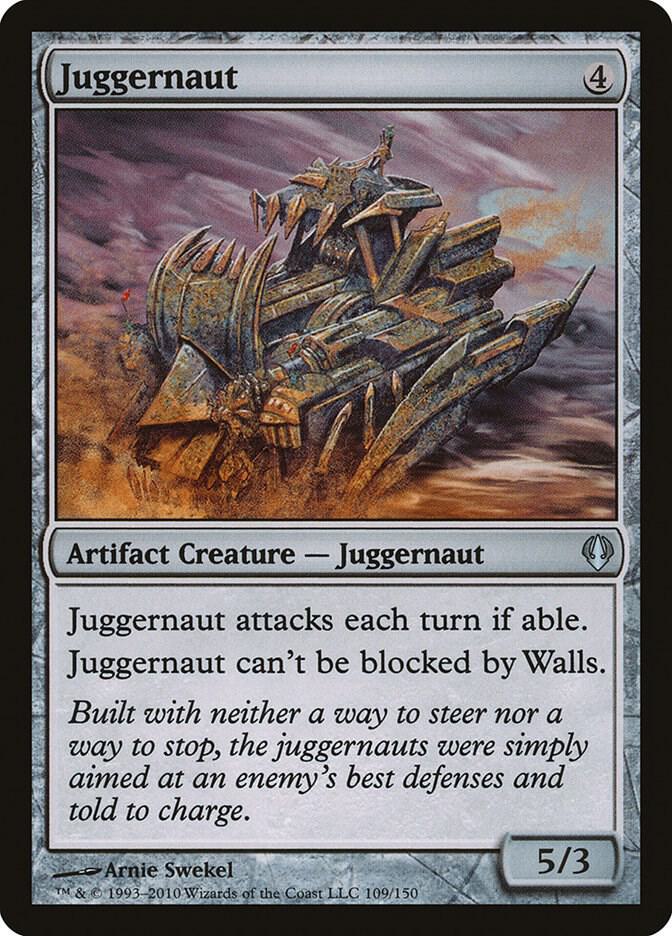 Juggernaut 109 card from Archenemy