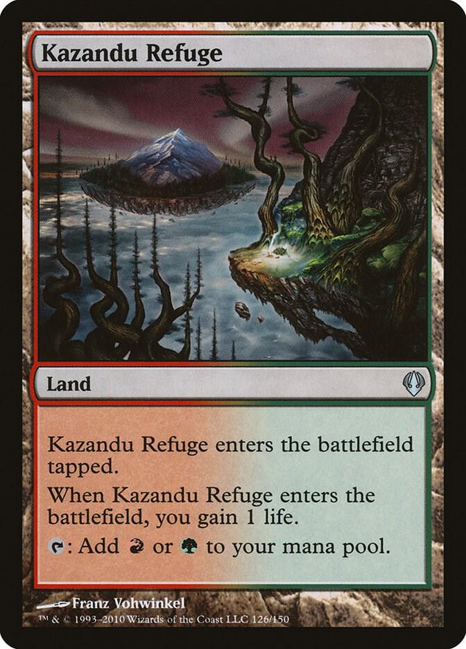Kazandu Refuge 126 card from Archenemy