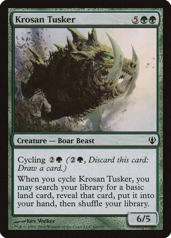 Krosan Tusker 62 card from Archenemy