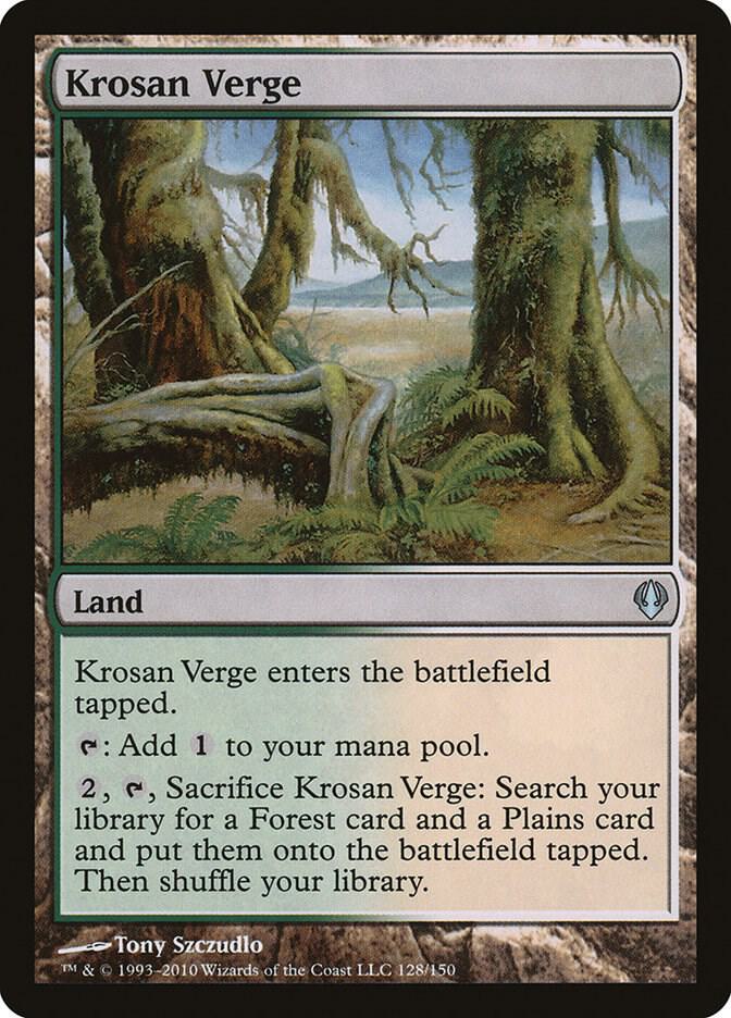 Krosan Verge 128 card from Archenemy