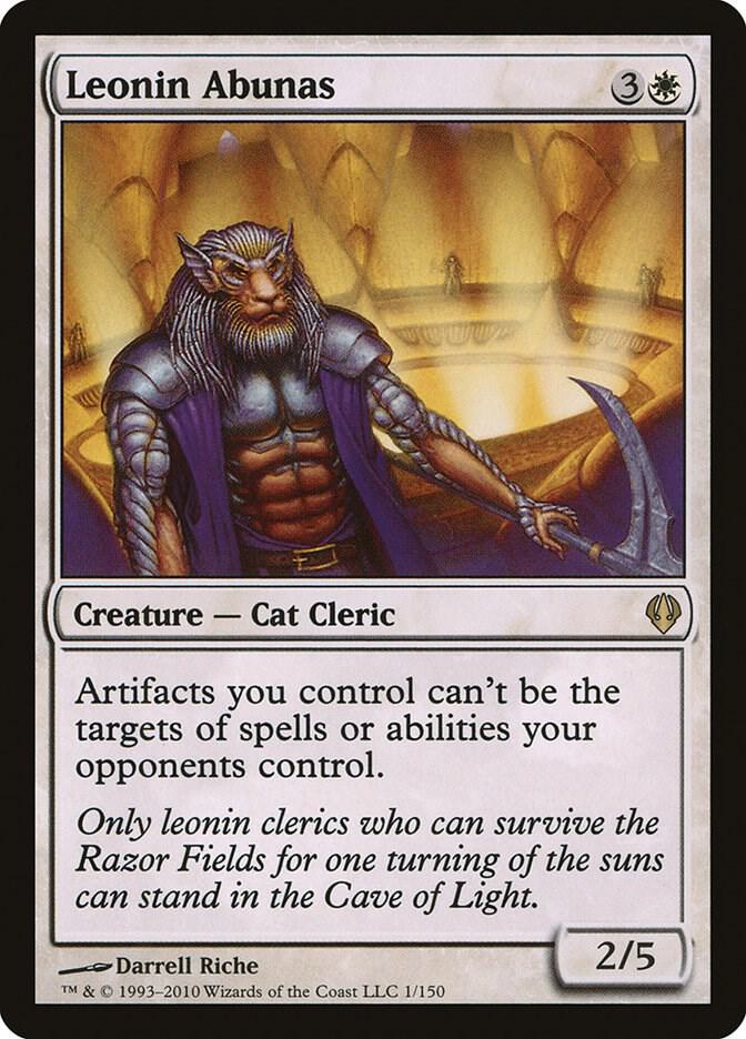 Leonin Abunas 1 card from Archenemy
