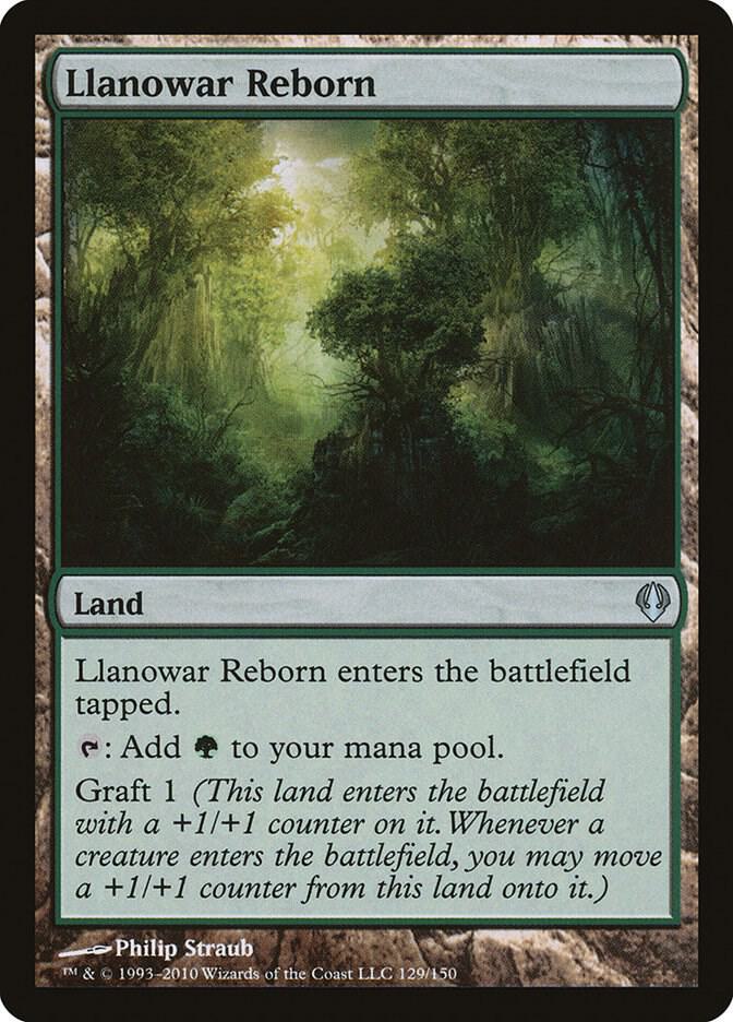 Llanowar Reborn 129 card from Archenemy