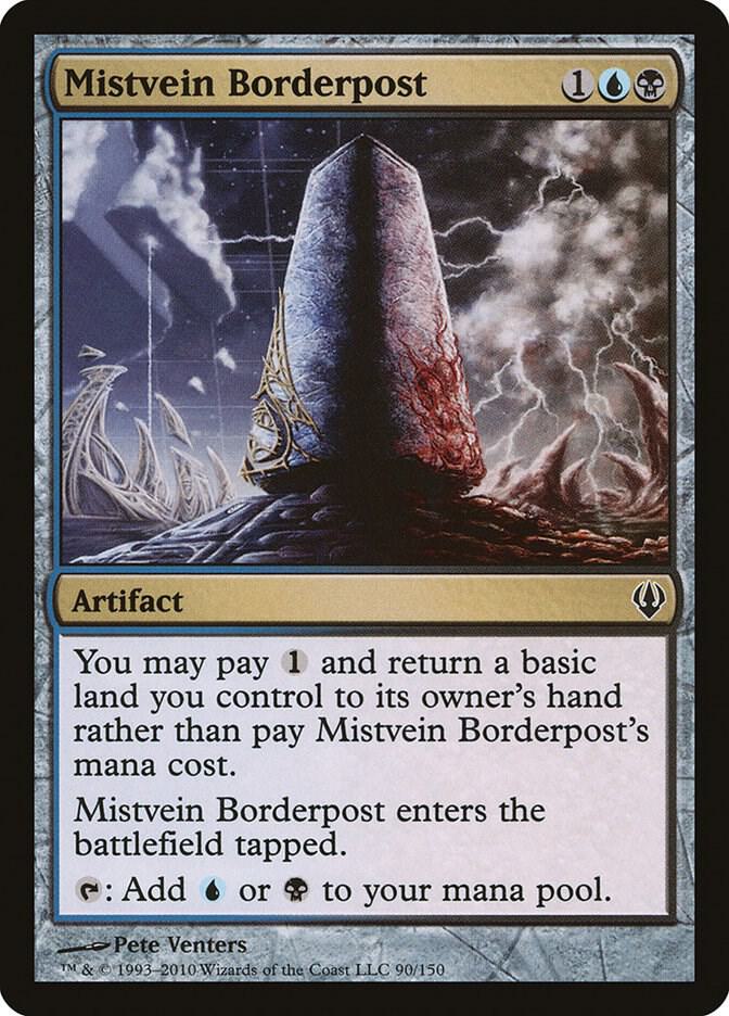 Mistvein Borderpost 90 card from Archenemy