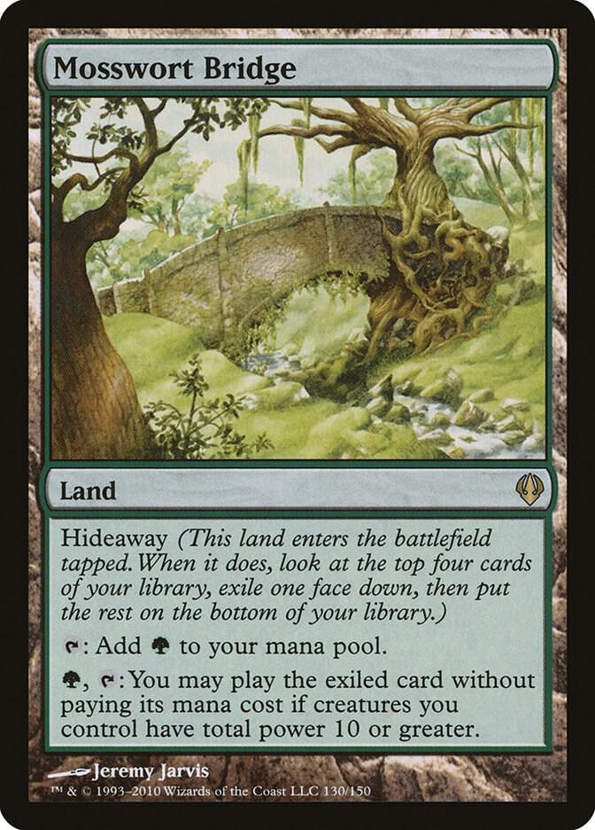 Mosswort Bridge 130 card from Archenemy