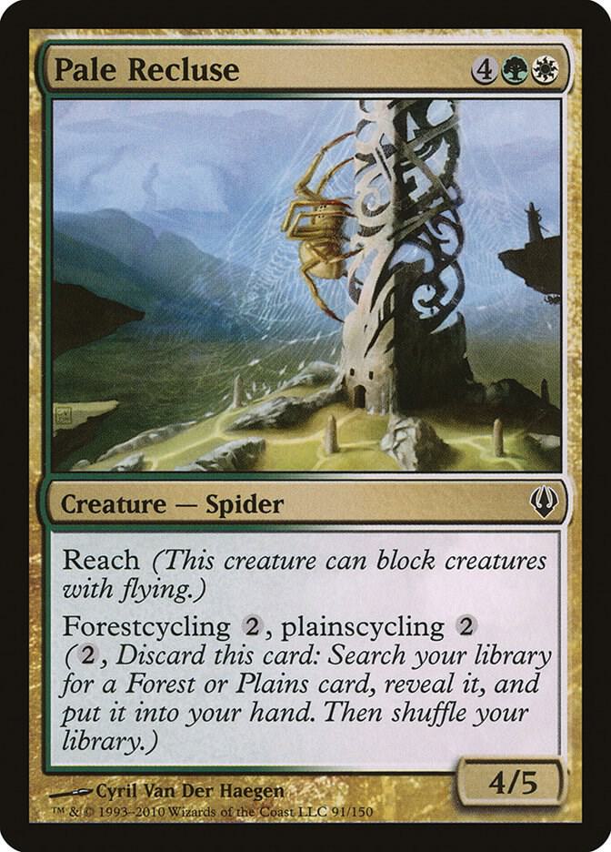 Pale Recluse 91 card from Archenemy