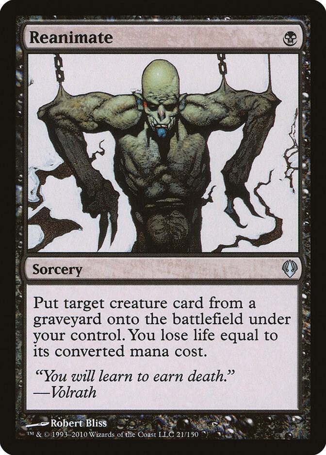 Reanimate 21 card from Archenemy