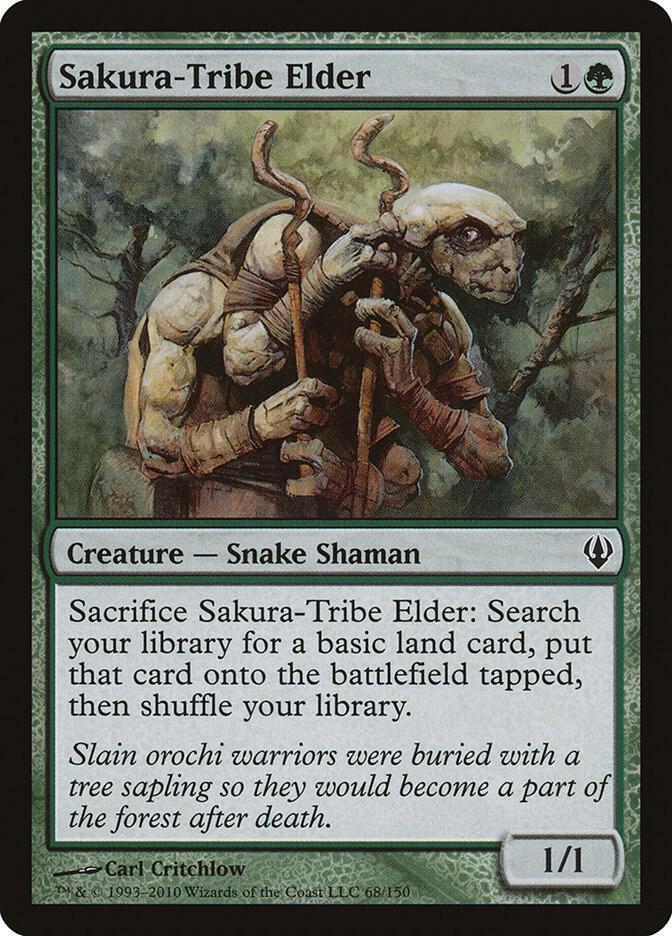 Sakura-Tribe Elder 68 card from Archenemy