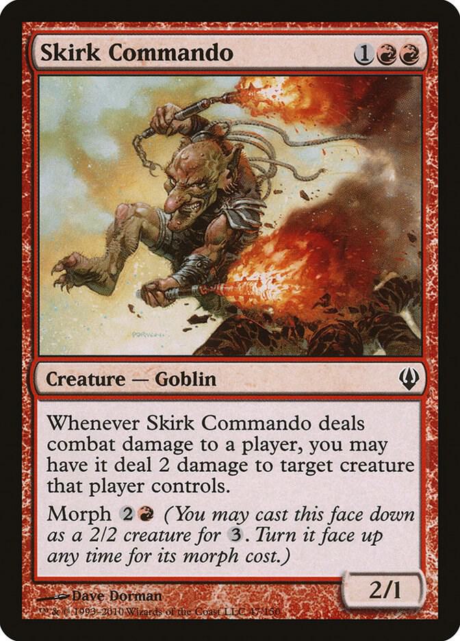 Skirk Commando 47 card from Archenemy