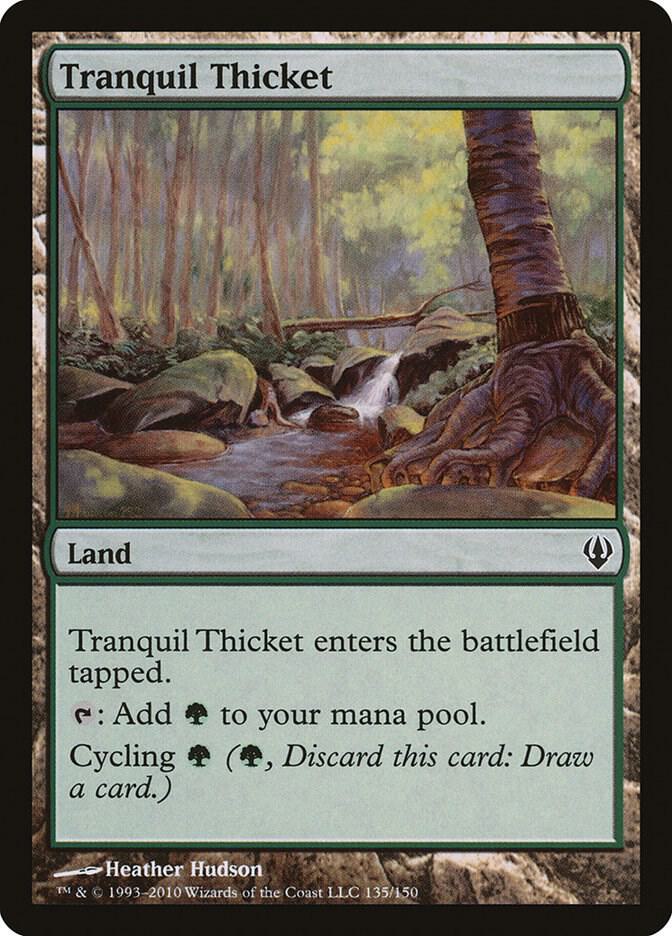 Tranquil Thicket 135 card from Archenemy