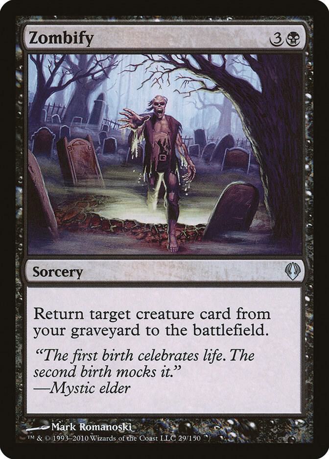 Zombify 29 card from Archenemy