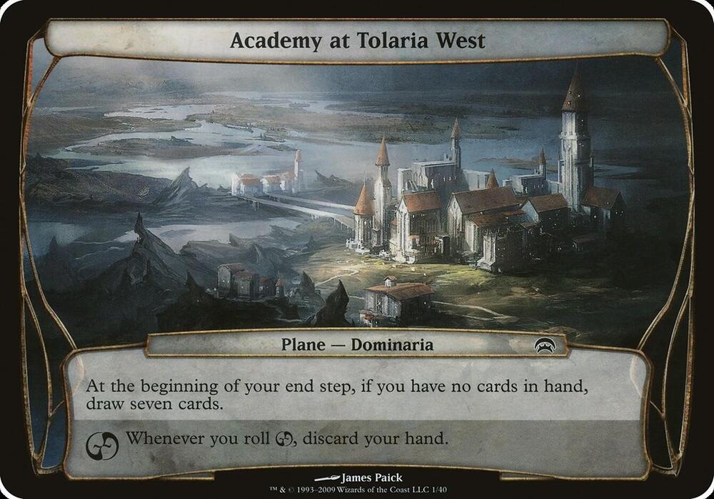 Academy at Tolaria West (Planechase) card from Oversize Cards