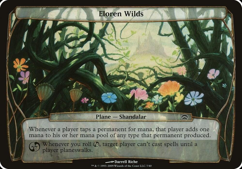 Eloren Wilds (Planechase) card from Oversize Cards