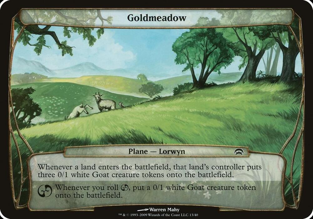 Goldmeadow (Planechase) card from Oversize Cards