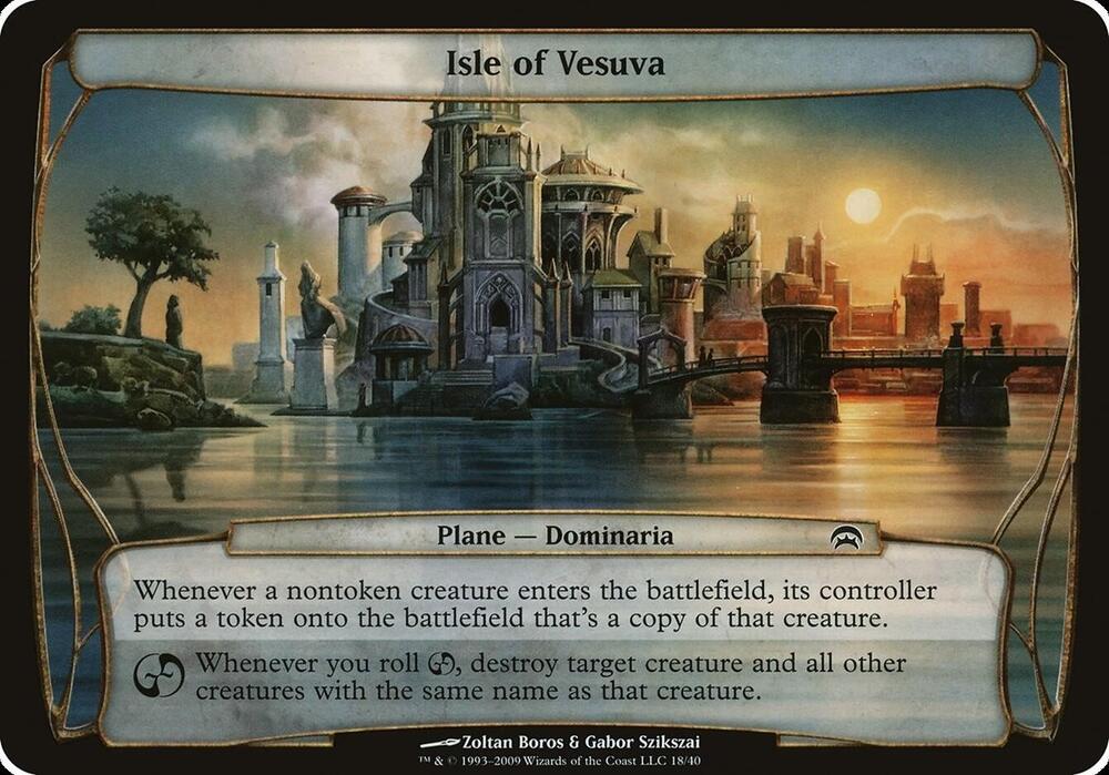 Isle of Vesuva (Planechase) card from Oversize Cards