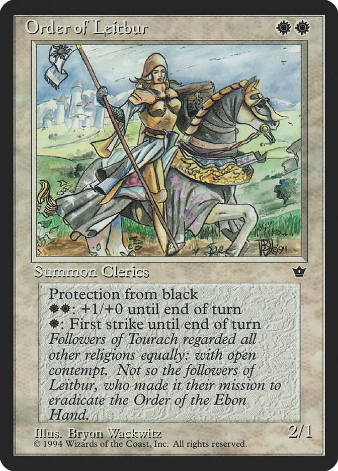 Order of Leitbur (Wackwitz) (Facing Right) card from Fallen Empires