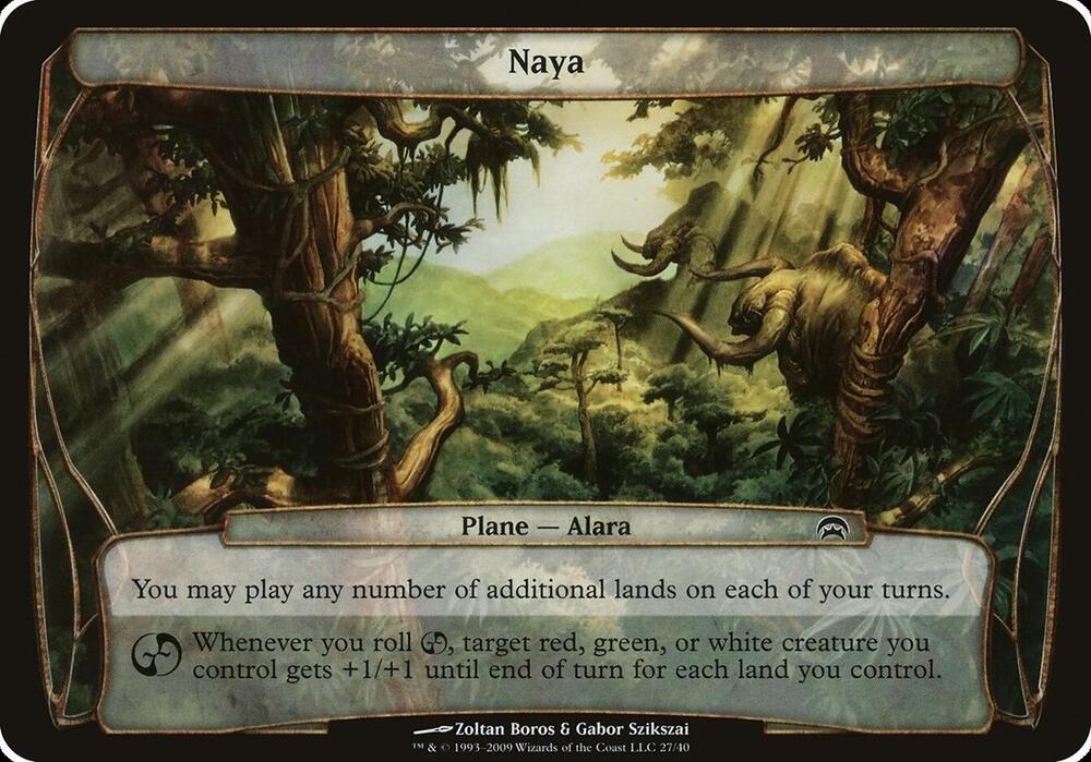 Naya (Planechase) card from Oversize Cards