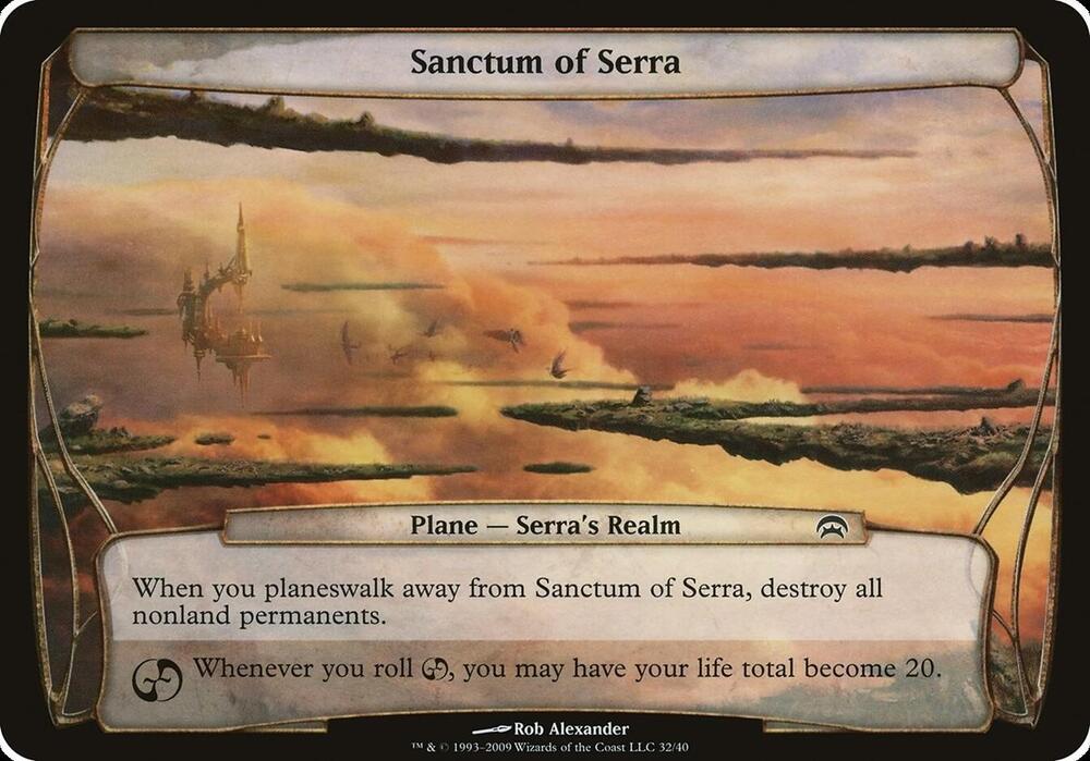 Sanctum of Serra (Planechase) card from Oversize Cards