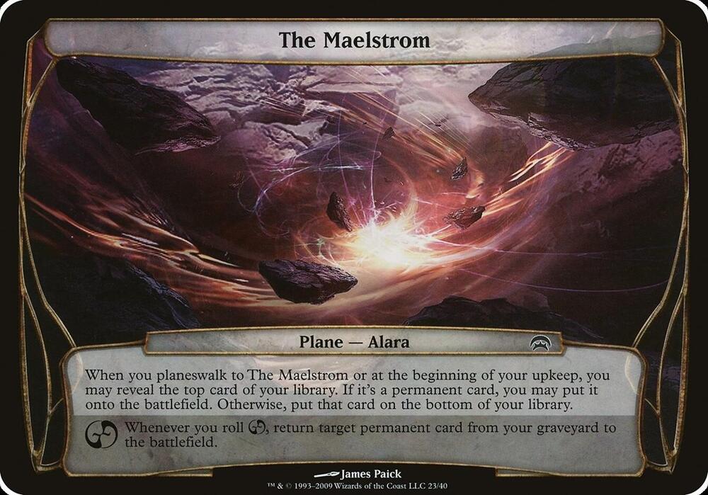 The Maelstrom (Planechase) card from Oversize Cards