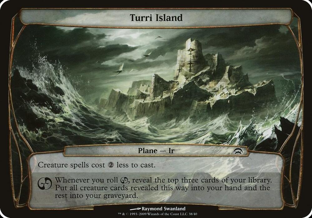 Turri Island (Planechase) card from Oversize Cards