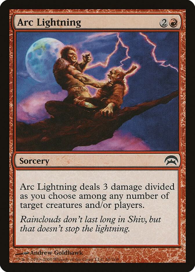 Arc Lightning 46 card from Planechase