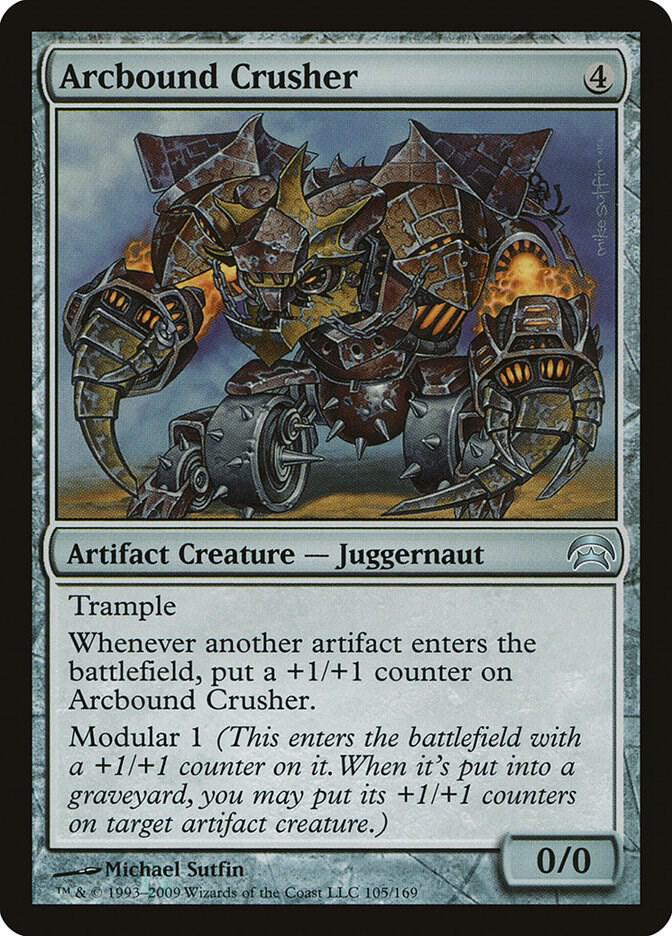 Arcbound Crusher 105 card from Planechase