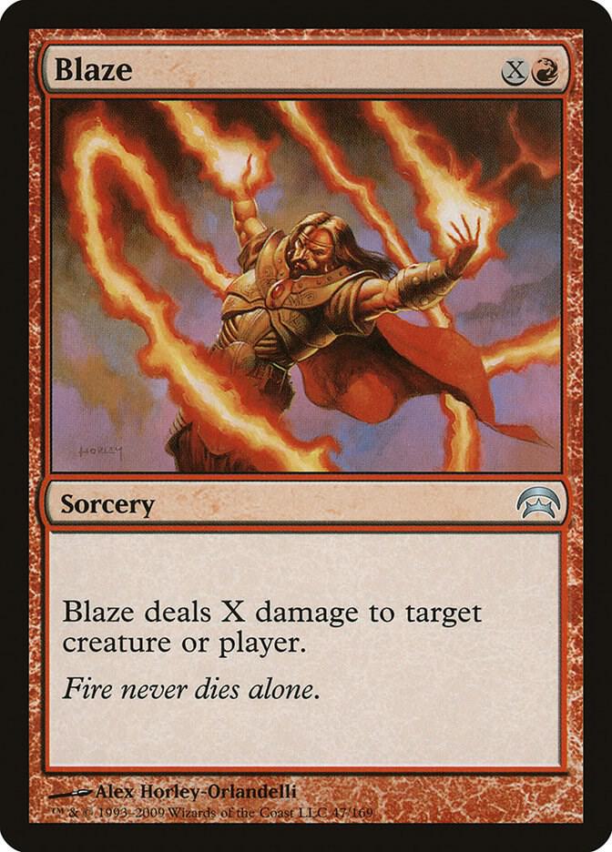 Blaze 47 card from Planechase