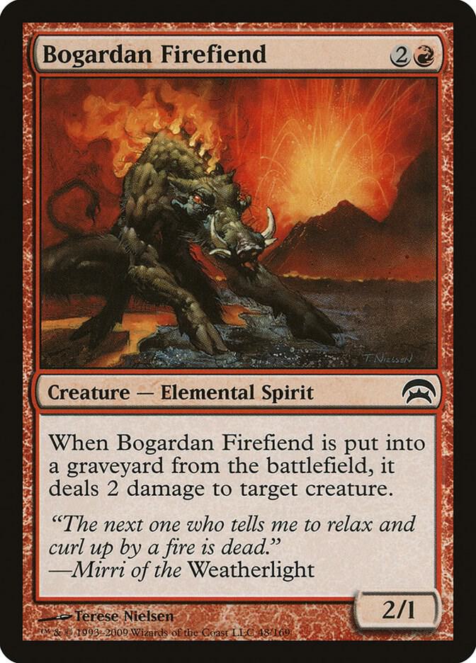 Bogardan Firefiend 48 card from Planechase