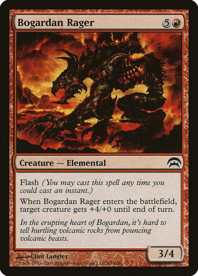 Bogardan Rager 49 card from Planechase