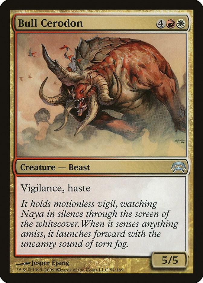 Bull Cerodon 84 card from Planechase
