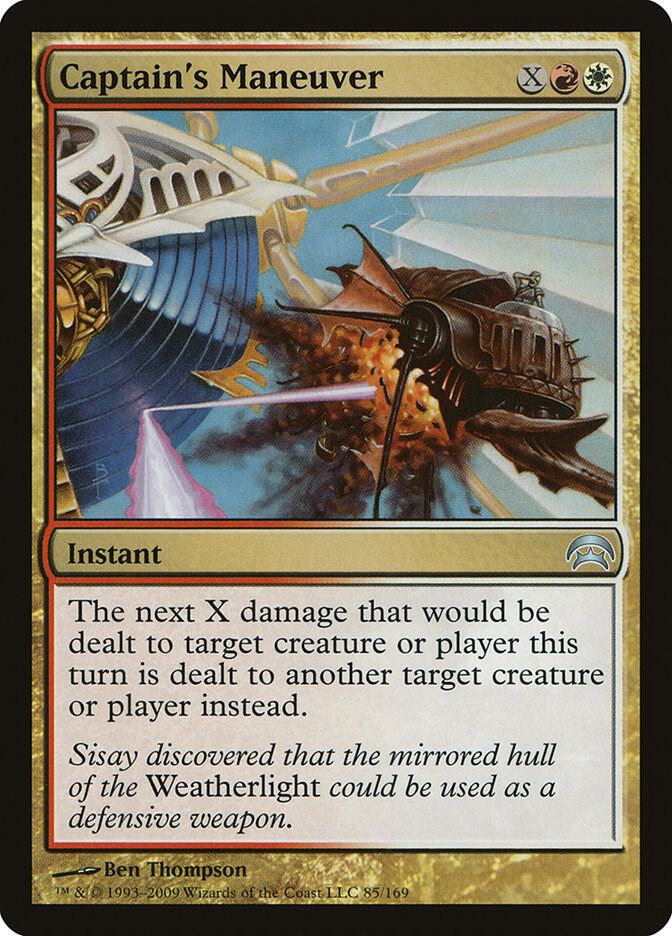 Captain's Maneuver 85 card from Planechase