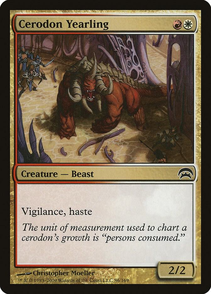 Cerodon Yearling 86 card from Planechase