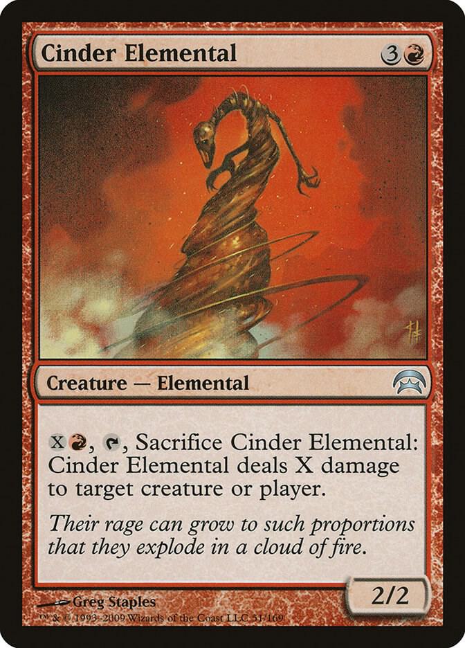 Cinder Elemental 51 card from Planechase