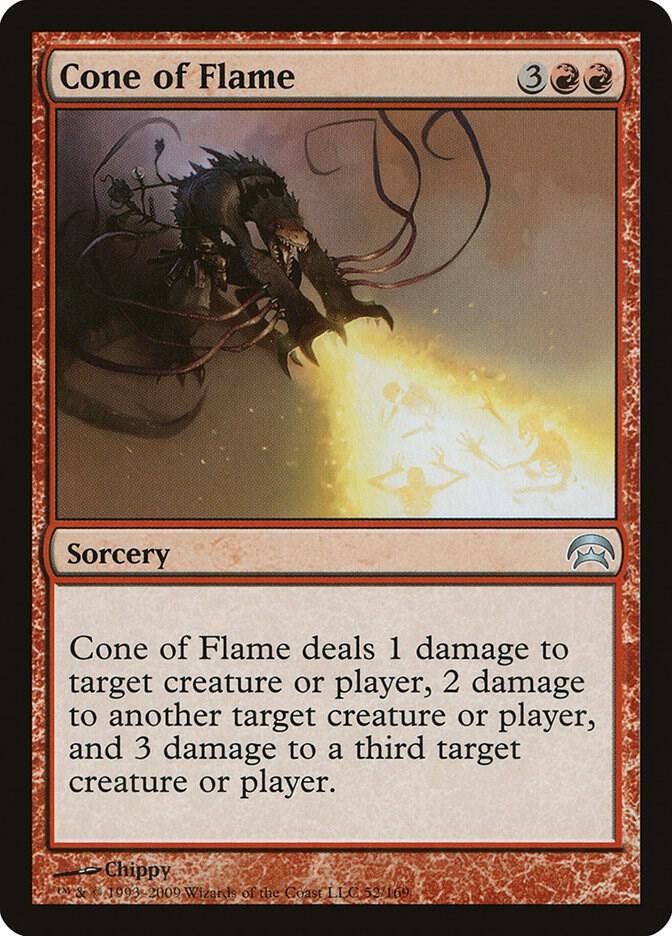 Cone of Flame 52 card from Planechase